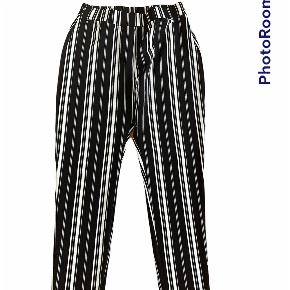 Women’s stripe “clackers pants “